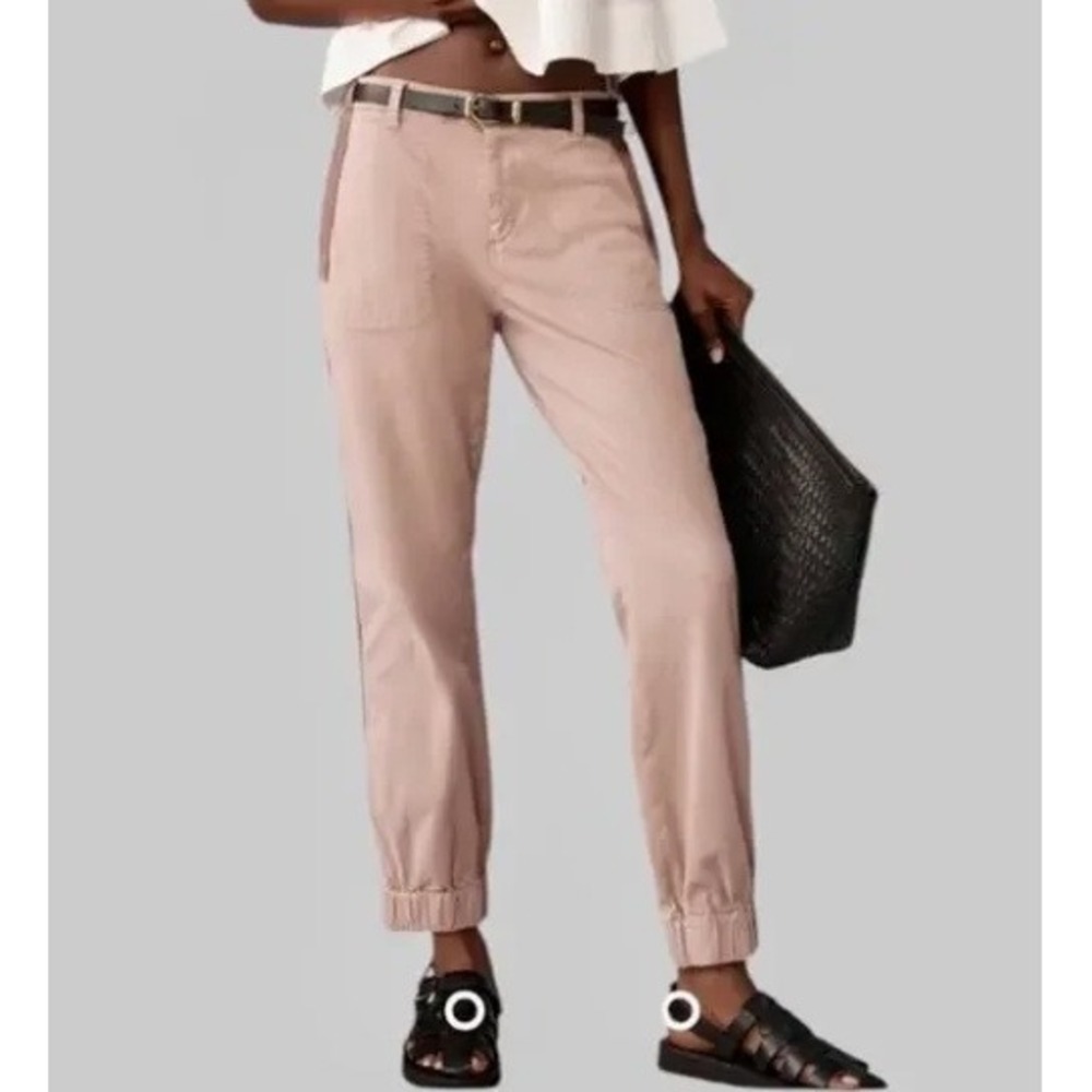 Anthropologie | The Richie Slim‎ High Rise Jogger Pants Mauve Pink | Women's 2